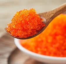 Ovas de capelim (massago)