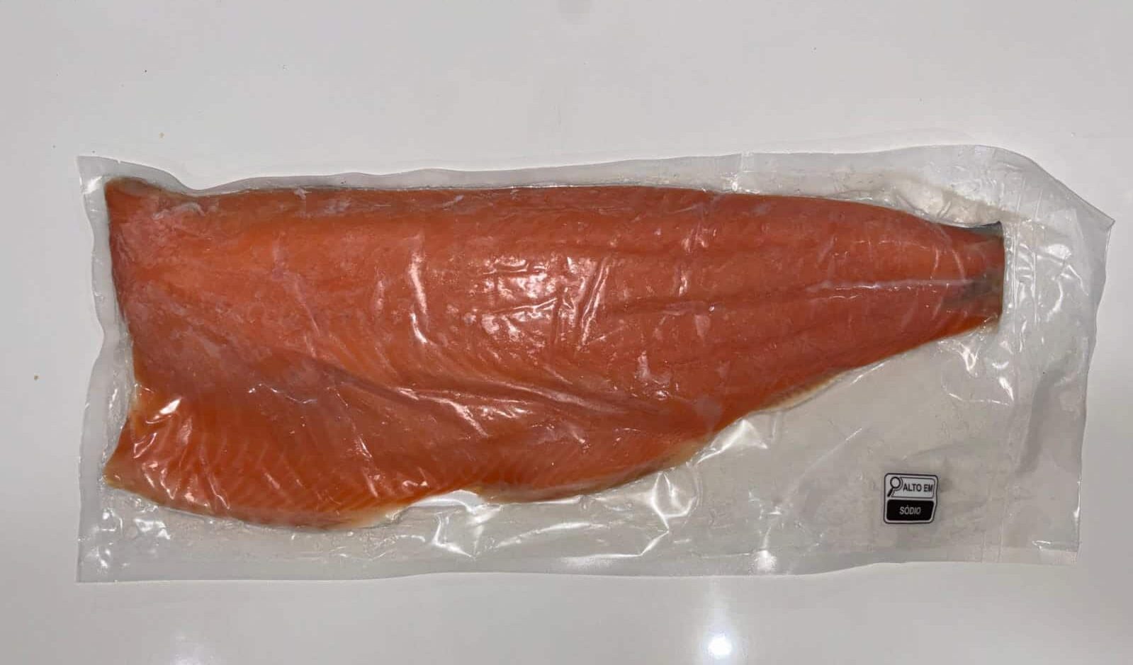 Filé de salmão defumado